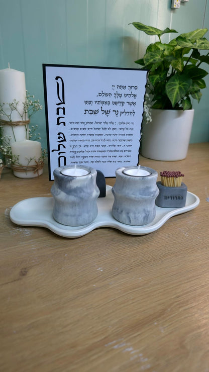 סט הדלקת נרות שבת